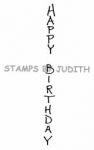 G-112 Tall Happy Birthday